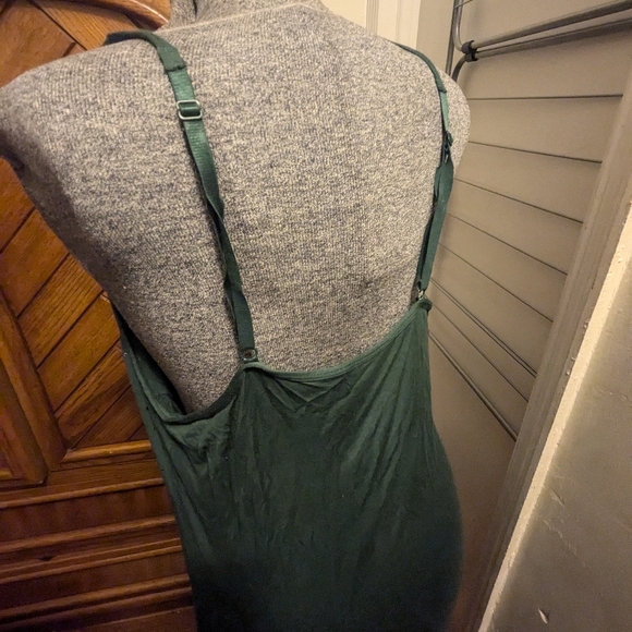 XL green with silver dots chemise - Picture 4 of 8